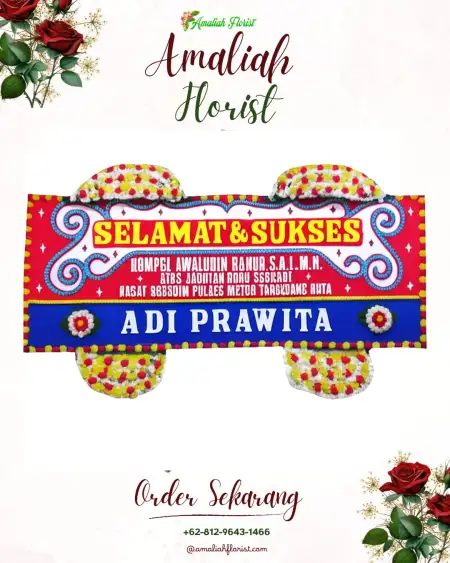 Papan Bunga Ucapan Selamat Surobayan